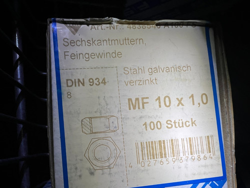 M10x1 muttern mutter - muttern,