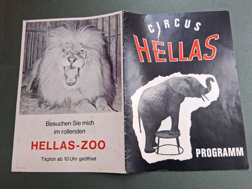 1974 programm circus hellas - 1974,
