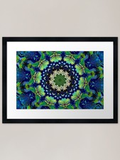 Kupfer Spirale gerahmter