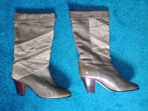 Sexy beige graue - beige, leder