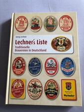 Georg Lechner's Liste, signiert. Traditionelle Brauereien in Deutschland # Bier