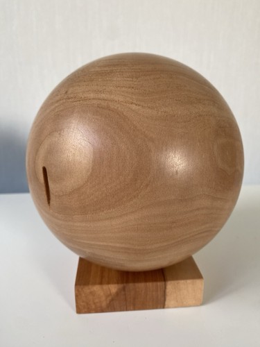 Holzkugel aus apfelbaum cm - holzkugel, 14