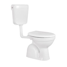 Komplettset WC Taharet/Bidet Abgang Boden Senkrecht + Deckel + Spülkasten