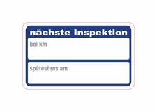 Serviceaufkleber nächste