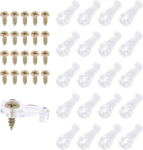 20stk glashalterungs set - 20stk, glashalterungs-set