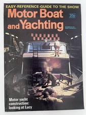 Motor Boat and Yachting Magazine 24 Dec 1971 – Boat Show, Yacht Building, Gear