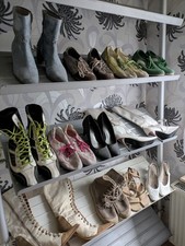 Kleiderpaket Konvolut 12 Paar Damenschuhe Gr. 41