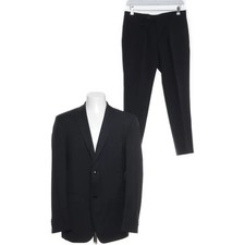 Roy Robson, Anzug, Größe: 50, Wolle, Schwarz, Nadelstreifen #DtB
