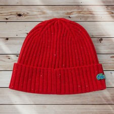 Lacoste rot gesprenkelte Wolle