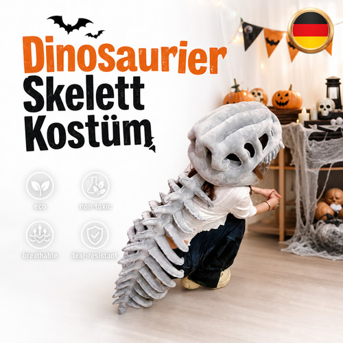 Kostüm dino skelett trend - kostüm, skelett,