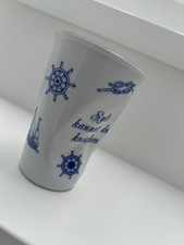 Knitterbecher 'Sylt kannst du knicken FÖHR nicht' Porzellan mit Knick Insel Tass