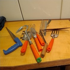 Gartenwerkzeug Set - 8 teilig - Gartengeräte m. Rechen, Harke, Schaufel  p67