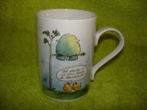 Cartoon concept tasse - ☕, 🌺