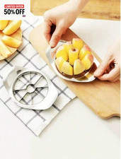 Apfelschneider Neu STAHL Schwerlast Schneider Keiler Obst Entkerner Klinge Praktischer Teiler