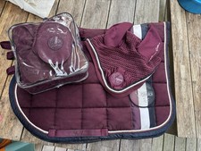 Eskadron Platinum Blackberry Set Schabracke,bandagen,fliegenhaube