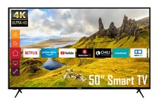Telefunken 50 Zoll Fernseher UHD Smart TV 50 Zoll LED TV 50 Zoll 4K Fernseher