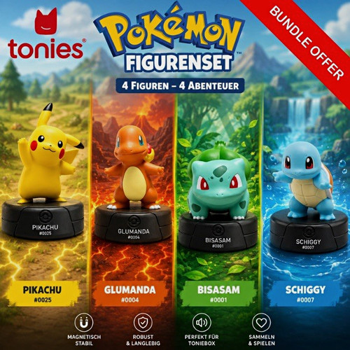 Tonies pokémon figurenset 4er - tonies,
