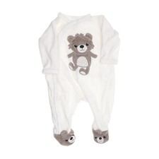 H&M, Strampler, Größe: 56, Weiß, Baumwolle/Polyester, Unisex (Kinder) #Eee