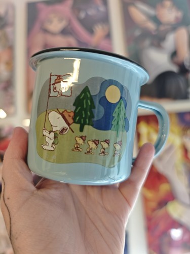 Emaille becher tasse peanuts - tasse,