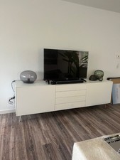 Neuwertiges Sideboard, mattweiß von BoConcept , massivholz, 227 cm breit,