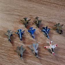 10x Micro Machines Militär Jet Flugzeug Set Sammlung (Lot2)