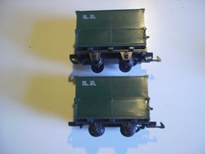 2 x LGB Spur G, Feldbahnwagen Grubenwagen, gebraucht