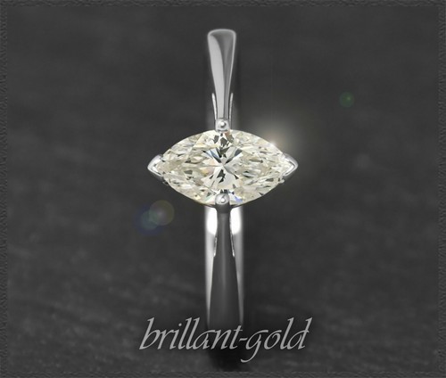 Diamant navette damen ring - diamant,