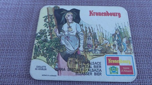 Bierdeckel kronenbourg - bierdeckel, "kronenbourg"