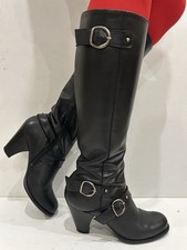 Duo schwarze kniehohe