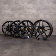 Porsche 911 Felgen 19 Zoll 997 Carrera 99736215700 99736216300 schwarz glanz
