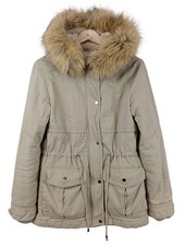PIMKIE Parka Damen Jacke Gr. DE 34 wollweiß Casual-Look