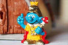  SCHLUMPF  3  BULLY BULLYLAND- SCHLEICH/ PEYO (1978 Römer Imperator König)