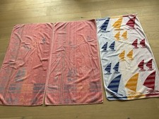 Handtücher Vintage Segelboot Badetuch 1,20 X 0,60 m Segelschiff Segler Sammler