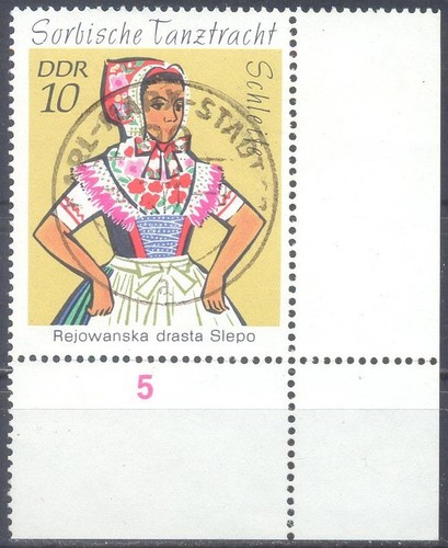 Ddr 1971 1668 sorbische - ddr, mi-1668