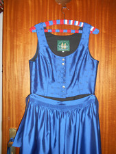 Dirndl-Kleid, Wenger, Österreich, 42, Baumwolle/Polyester, Blauschwarz