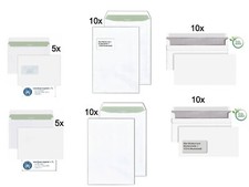 Briefumschläge Set 50x  C4 C5