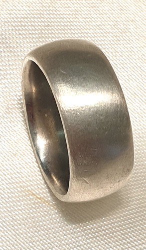 Massiver 925 silber bandring - massiver,