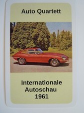 Auto Quartett Internationale Autoschau 1961 komplett neuwertig
