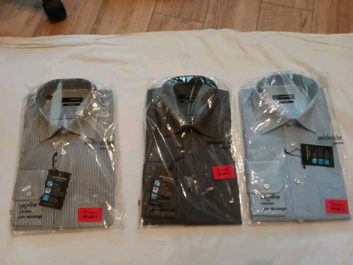 Neue herren hemden langarm - 3x,