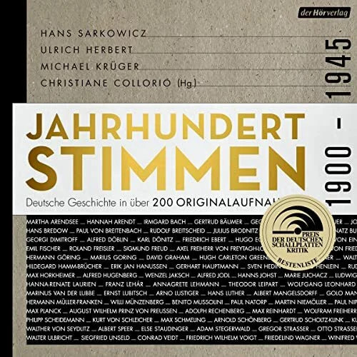 Jahrhundertstimmen 1900 1945 - jahrhundertstimmen, 1900-1945