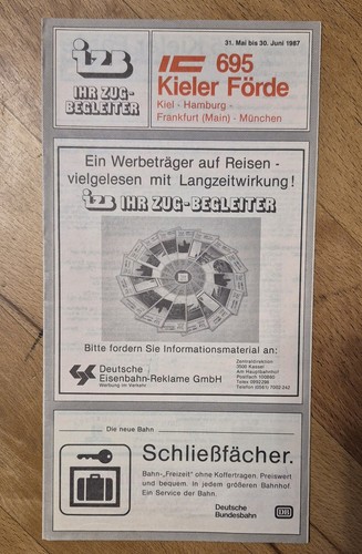 Ihr zugbegleiter 695 - ihr, ic