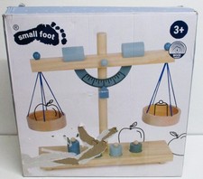 Legler Small Foot Balkenwaage mit Gewichten Kaufladen Holz Zubehör Waage NEU