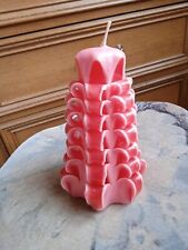 Handgemachte Kerzen handgeschnitzt 15cm (inkl. Versand)