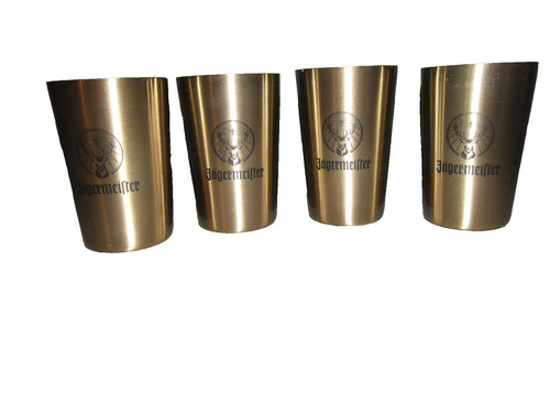 Jägermeister metall gold - 4x,