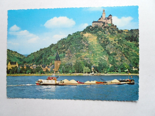 Marksburg rhein schiffahrt - ak,