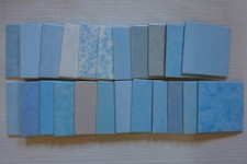 Retro Fliesen 15 x 15 cm blau 70er Jahre viele Muster zur Auswahl