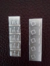 5 Stück 1gr Silberbarren lose aus meiner Valcambi 100er Box 
