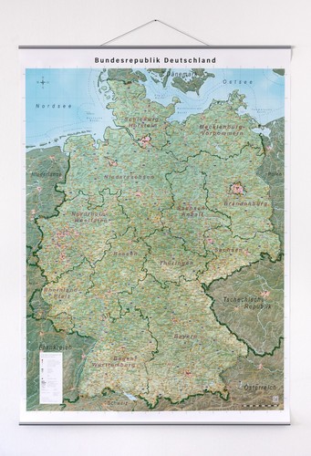 Deutschlandkarte mit - xl,