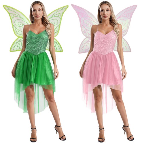 Damen fee pailletten - fee,