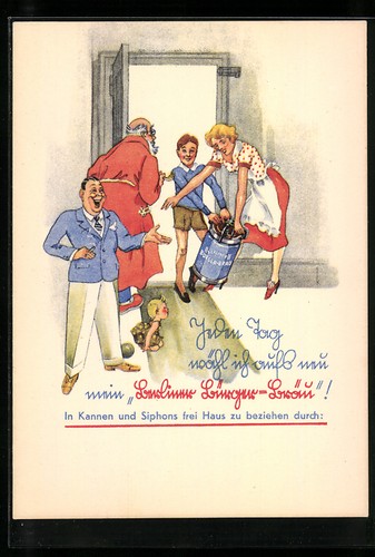 Familie mit fass von - familie, berliner